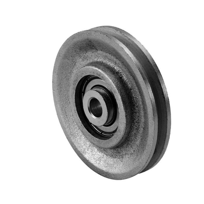 3 Inch Cast Iron Pulley and Precision Bearing (300 lb Load)