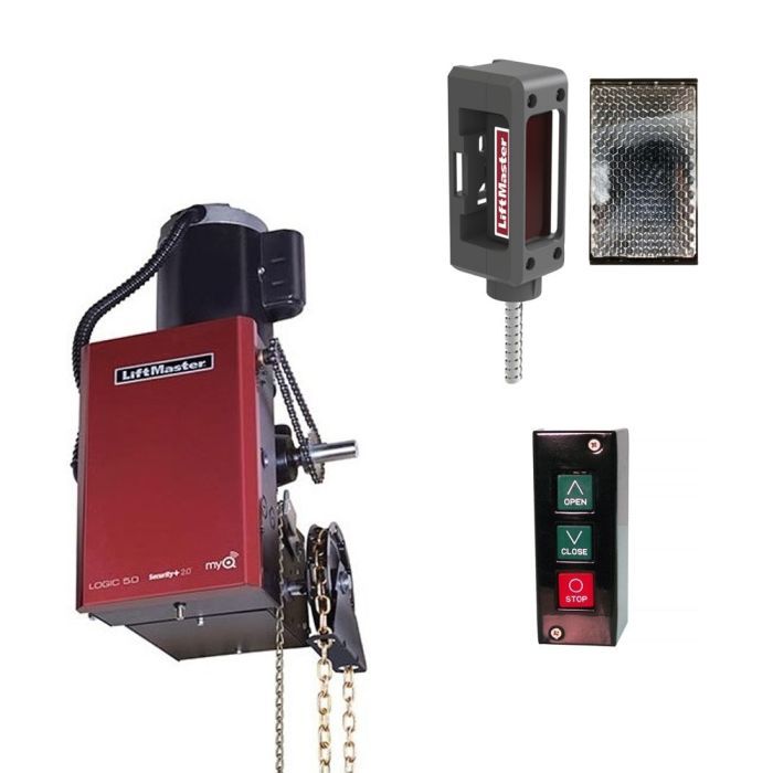 Liftmaster GH501L5 1/2 Hp Single Phase Commercial Gearhead Hoist Operator w/ CPSRPEN4 (RH)