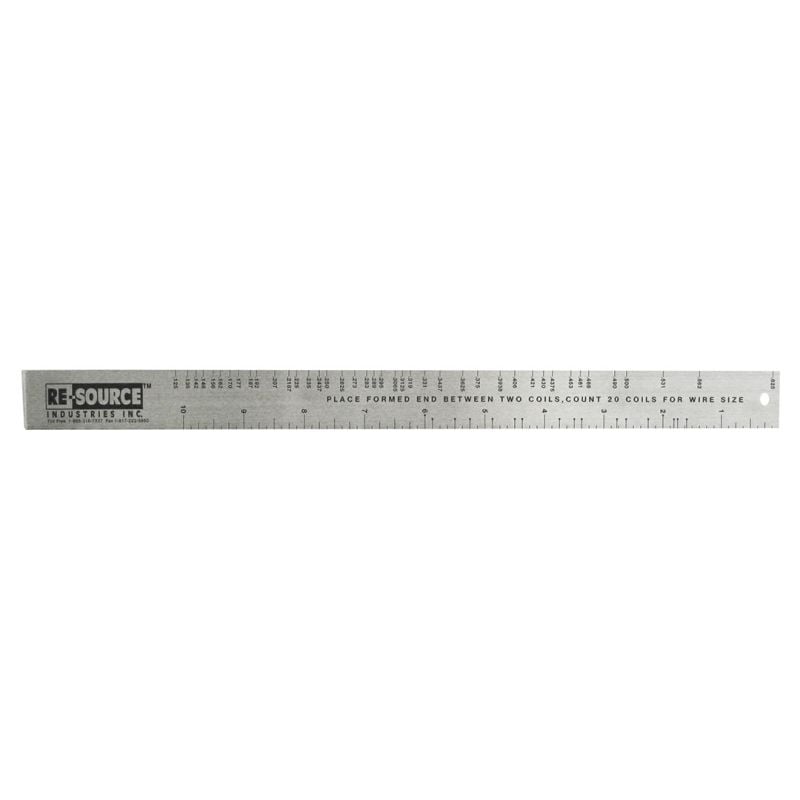 Ruler Style Spring Gauge - Denco Door Stuff