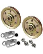 Garage Door Pulley 3" Safety Cable Guide (2 Pack) (200 LB Load)