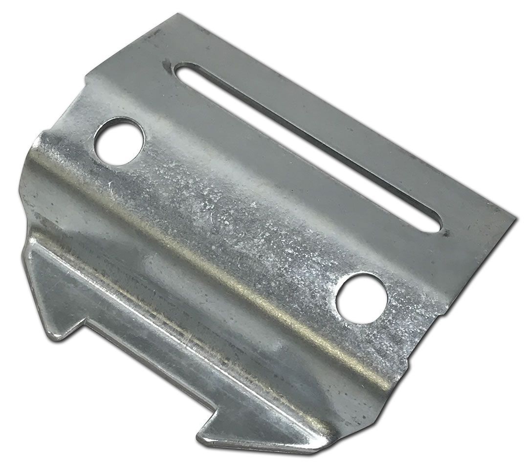 Garage Door Parts Striker Plate – Galvanized Steel, Fits 2" Or 3" Track, Left/Right Installation, Enhanced Security