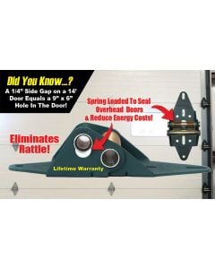 Green Hinge System for Commercial/Residential 5 Section Double Car Garage
