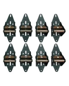 Green Hinge System for Commercial/Residential 5 Section Double Car Garage