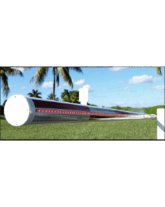 GateArms.Com Complete 17ft kit: 17ft gate arm pole
