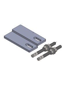 All-O-Matic Flat bar chain bracket and bolts kit