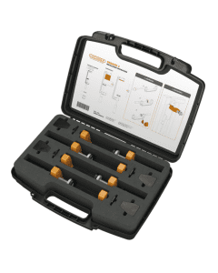 Toolbox with 4 Locinox Clamps