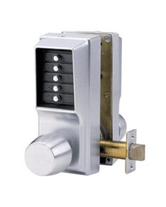 Double Sided Push Button Lock-Satin Chro