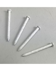 1 7/16" Ring Shank Colored Finish Nails; White; 5 lb Box
