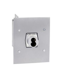1KF-SLF Nema 1 Interior Tamperproof Open-Close S Type Large Format Cylinder Key Switch Flush Mount