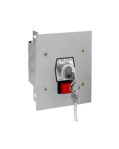 1KFS-BC Nema 1 Interior Tamperproof Open-Close Best Cylinder Or Equivalent Key Switch With Stop Button Flush Mount