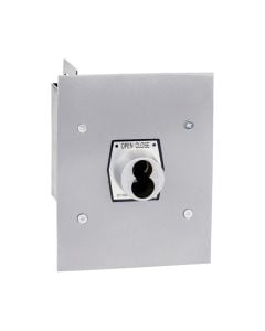 1KFX-SLF Exterior Tamperproof Open-Close S Type Large Format Cylinder Key Switch Flush Mount
