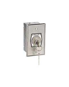 HBF Nema 1 Interior Open-Close Key Switch In Single Gang Back Box Flush Mount