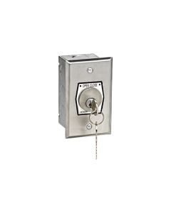 HBFX-CC Exterior Open-Close Changeable Cylinder Key Switch In Single Gang Back Box Flush Mount
