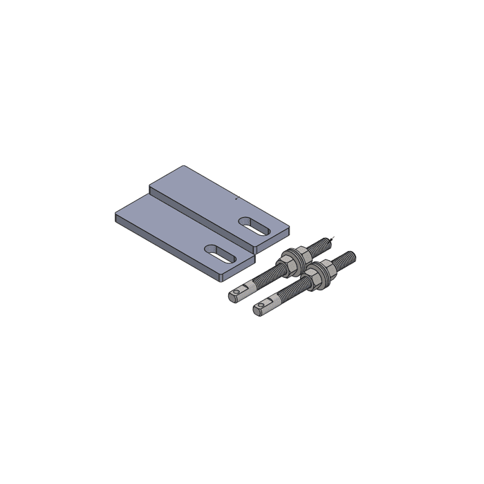 All-O-Matic Flat bar chain bracket and bolts kit