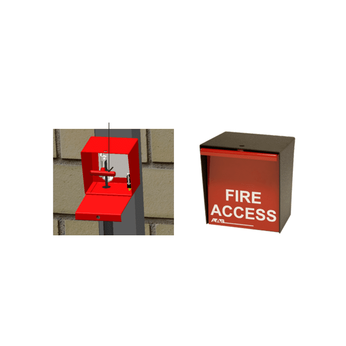 HySecurity Gate Emergency access lockbox w/Release Cable