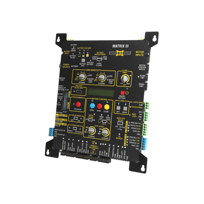 Maximum Controls Matrix III control board assembly