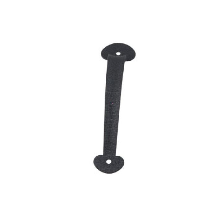 Garage Door Decorative Hardware 9 Inch Colonial Stamped Pull Handle - Black