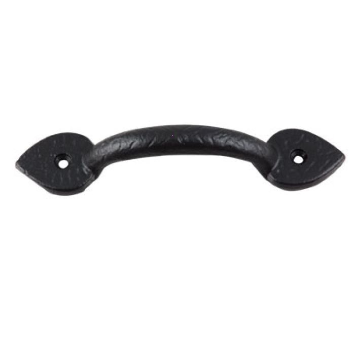 Garage Door Decorative Hardware 7-1/8 Inch Spear Lift Handle - Black