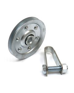 Garage Door 3 Inch Pulley w/Fork Bolt And Nut (Sold Each)
