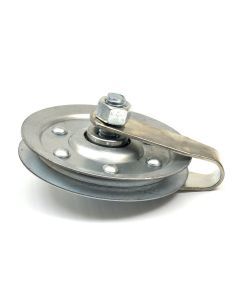 Garage Door 3 Inch Pulley w/Fork Bolt And Nut (Sold Each)