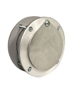 5 Inch  Aluminum Exhaust Port For Doors Up To 2 Inch Thick