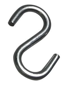 1/8 x 1.2 Inch #3 S Hook For Sash Chain ZP (Sold Each)