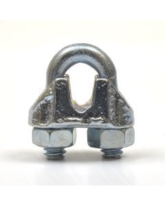 Galvanized 3/16 Inch Cable Wire Rope CLAMPS (100 PACK)
