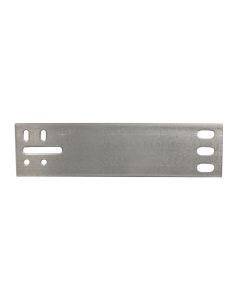 Garage Door #10 High Lift Track Splice Plates; Galvanized Steel; 10"